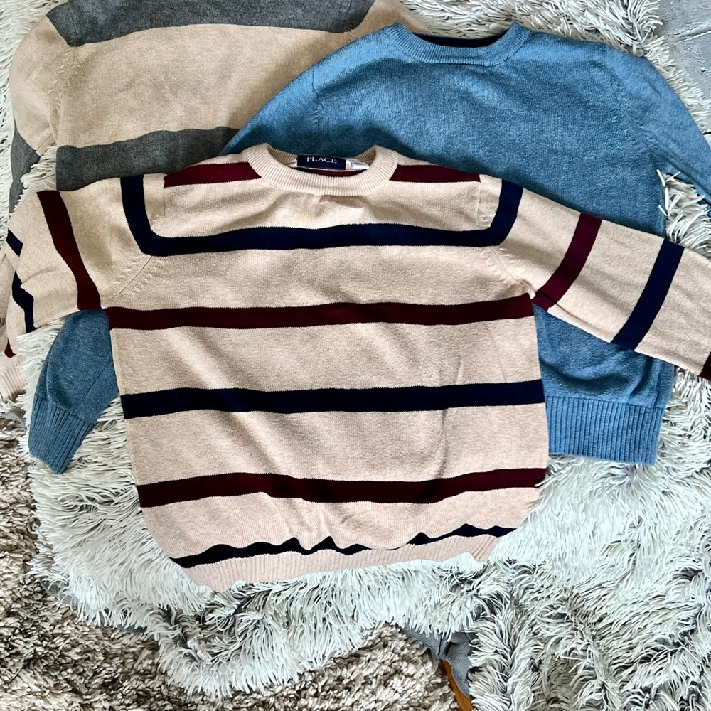 3 for 1 sweater bundle! Beige and Blue Sweaters